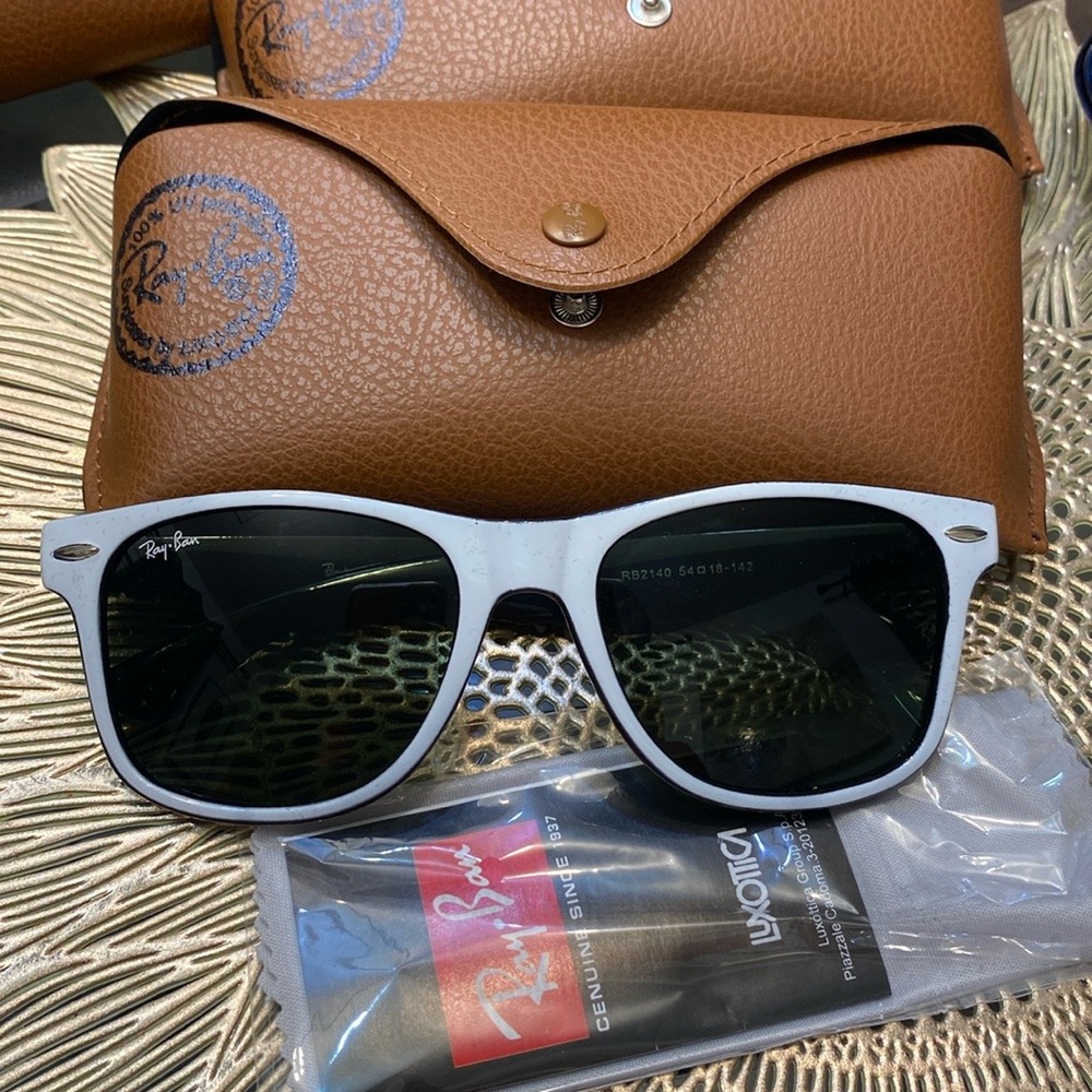 Ray-Ban Sunglasses, Ray Ban wayfarer Sunglasses White And Black